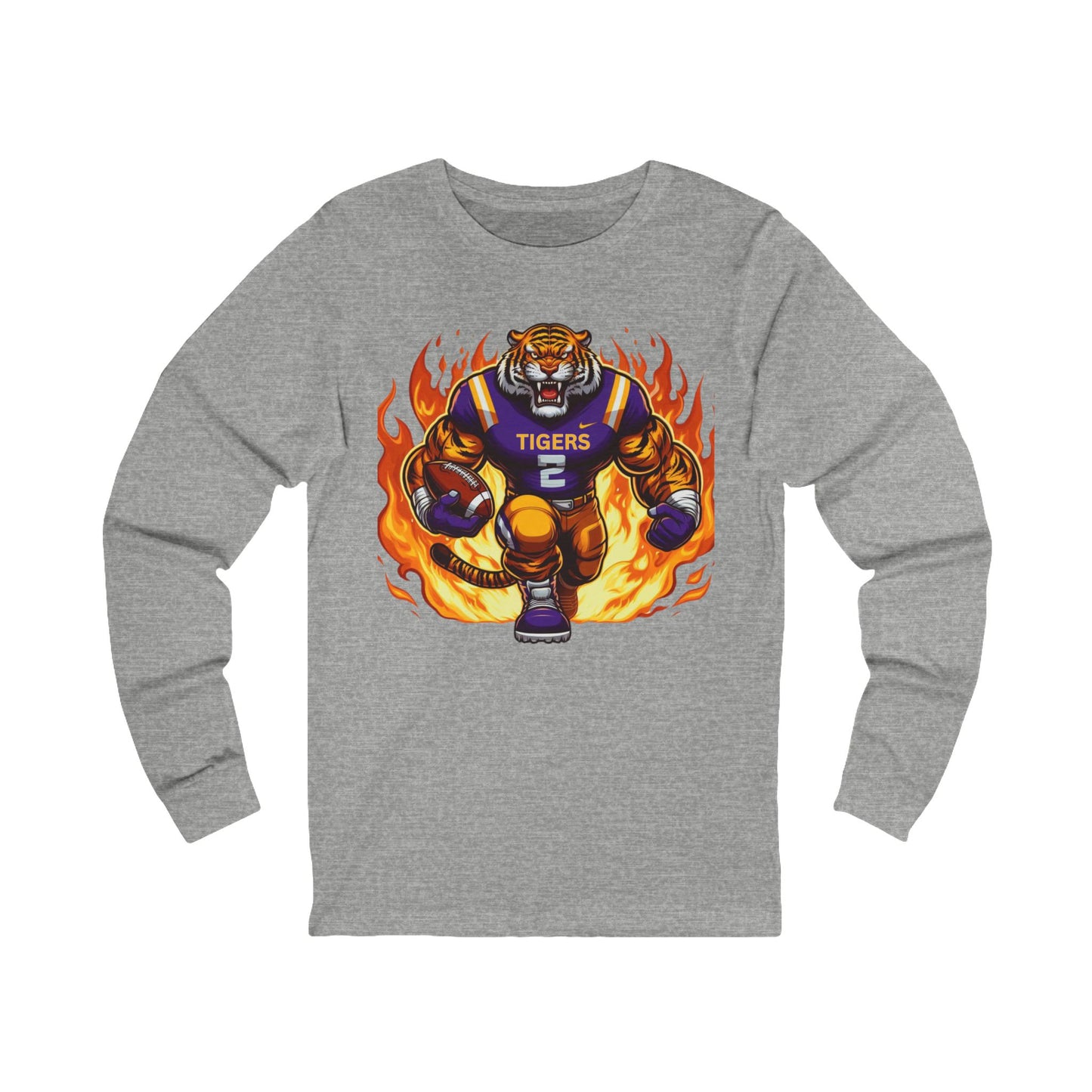 Unisex Jersey Long Sleeve Tee LSU Tigers