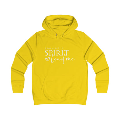 Girlie College Hoodie - Spirit Lead Me