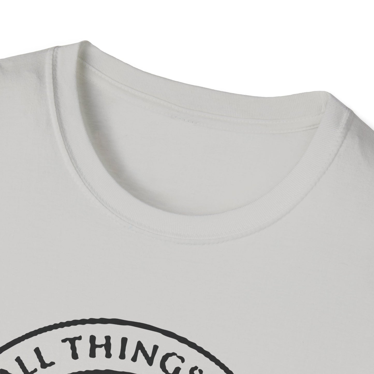 Christian Softstyle T-Shirt - All Things Are Possible with Christ