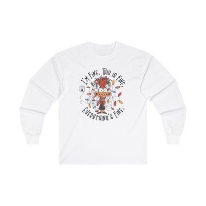 Long Sleeve Tee - I'm Fine This is Fine Everything's Fine