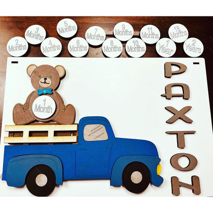 Baby Milestones Vintage Truck