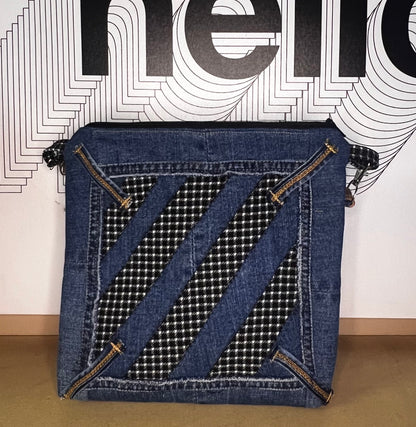 Small denim crossbody