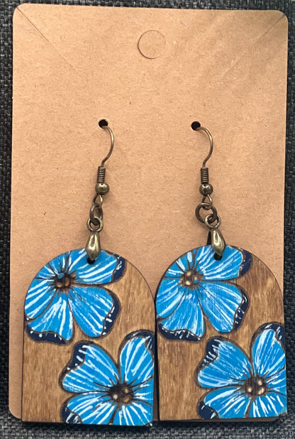 Floral Arch Dangle Earrings