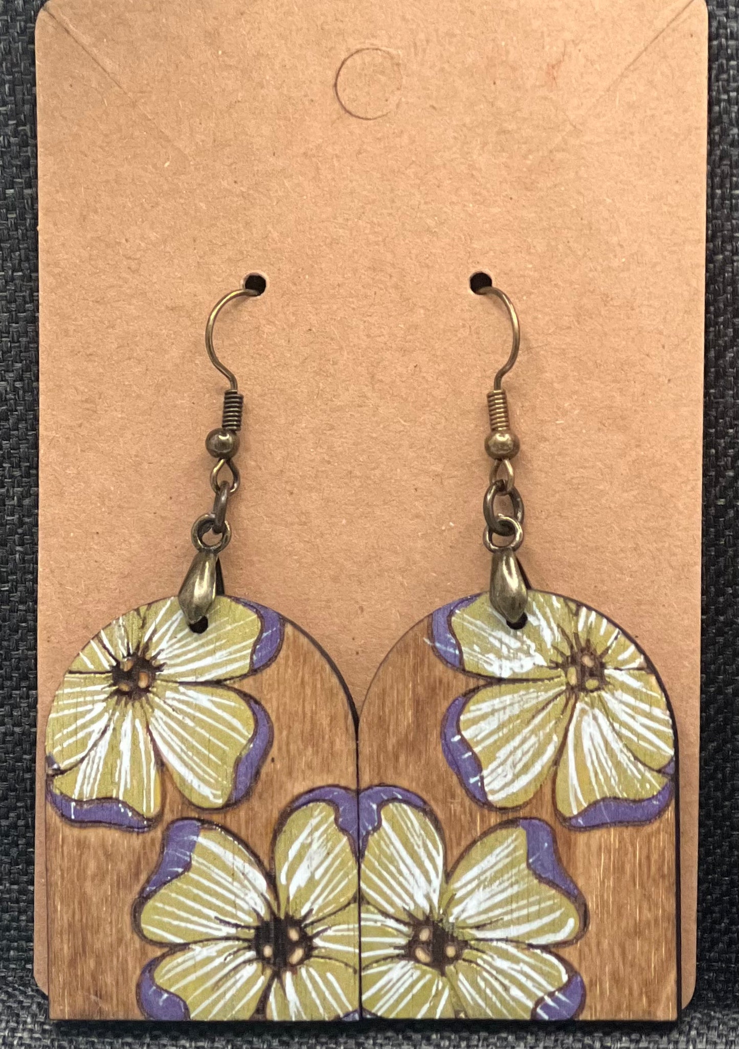 Floral Arch Dangle Earrings