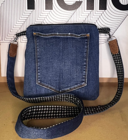 Small denim crossbody