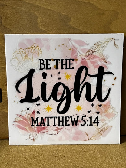 Christian Quote Glass tumbler