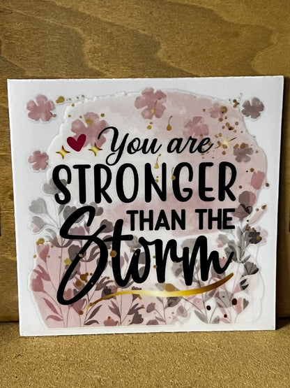 Christian Quote Glass tumbler