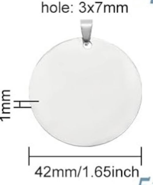 Round Pendants Charms