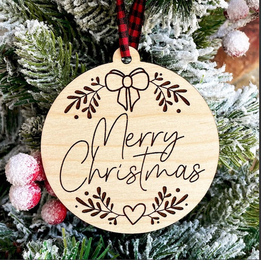 Merry Christmas Ornament