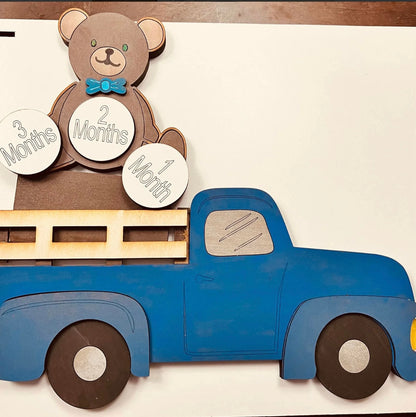 Baby Milestones Vintage Truck
