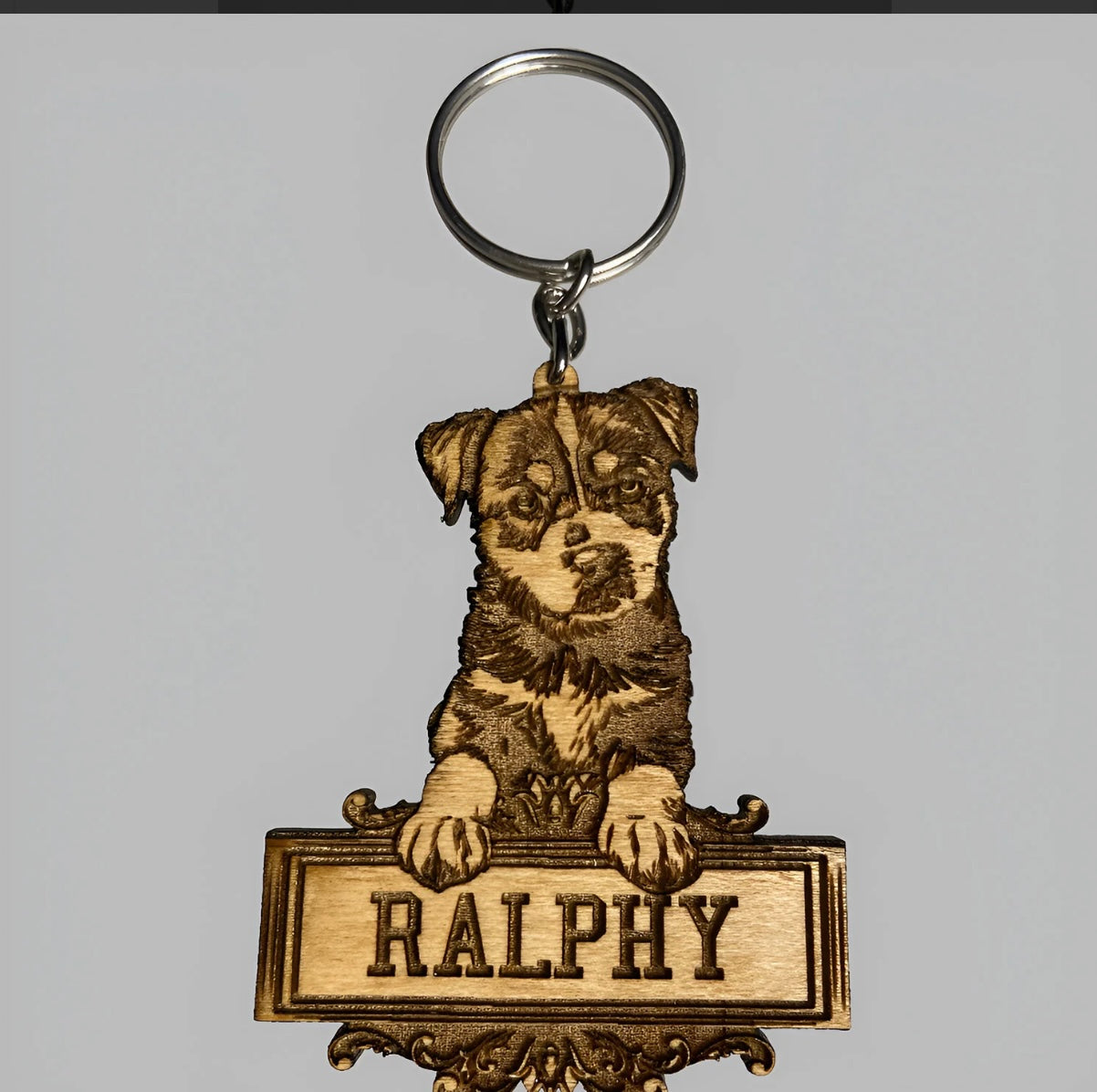Customizable Puppy Dog Keychain Made by Perone Glenn