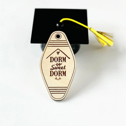Funny Retro Motel-style Keychain