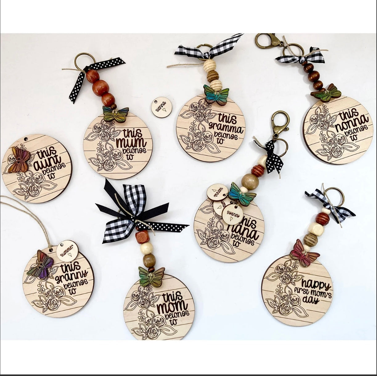 Mother's Day Personalized Keyrings