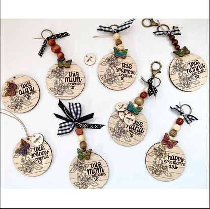 Mother's Day Personalized Keyrings