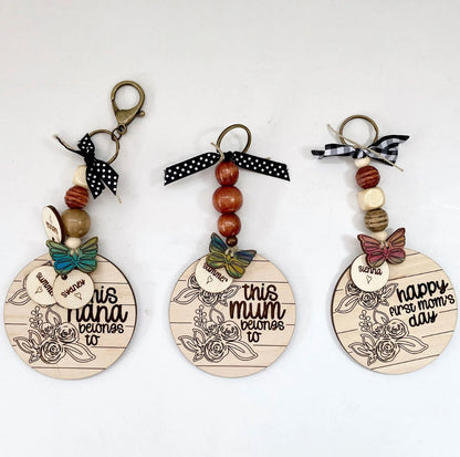 Mother's Day Personalized Keyrings