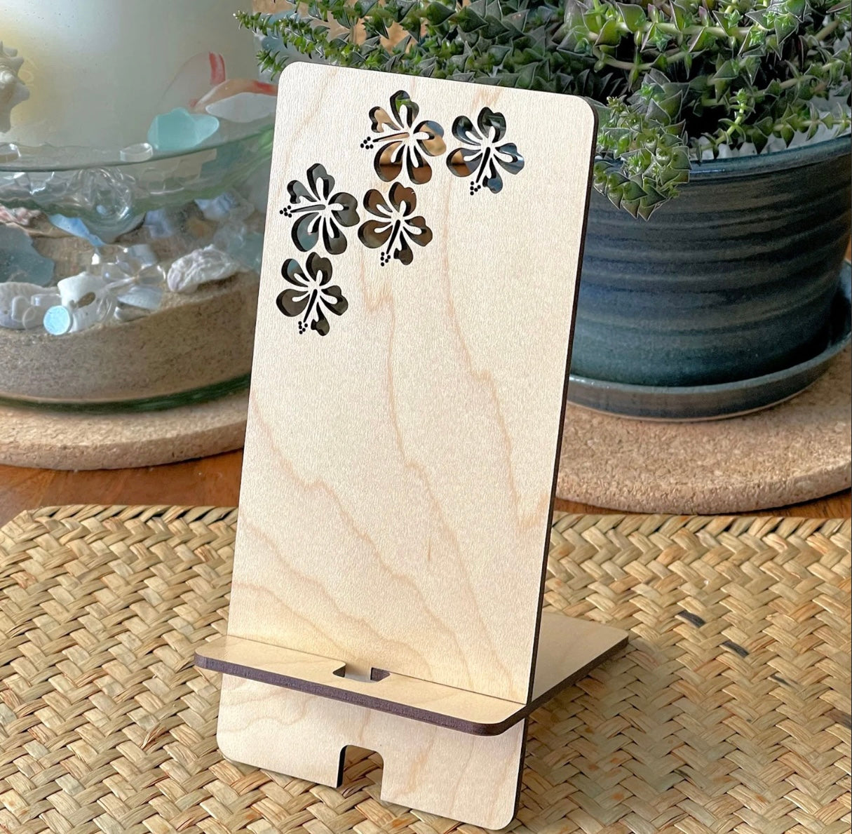 Phone/Tablet Stand - Hibiscus