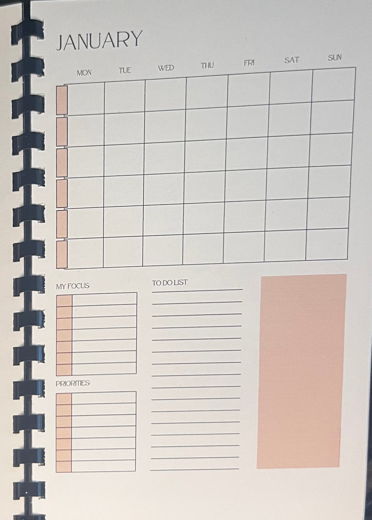 Elegant &amp; Inspirational 12-Month Planner