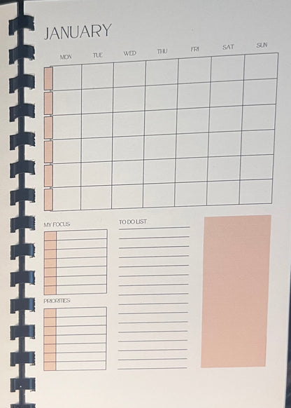 Elegant &amp; Inspirational 12-Month Planner
