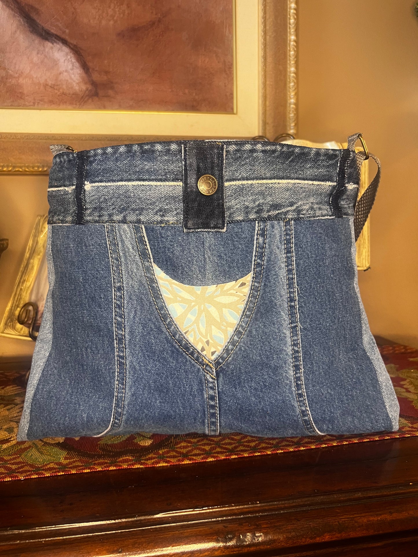 Simple Denim Crossbody