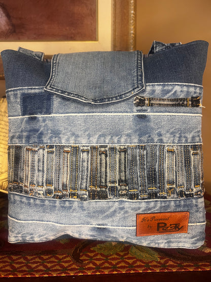 Denim Loop Shoulder Bag