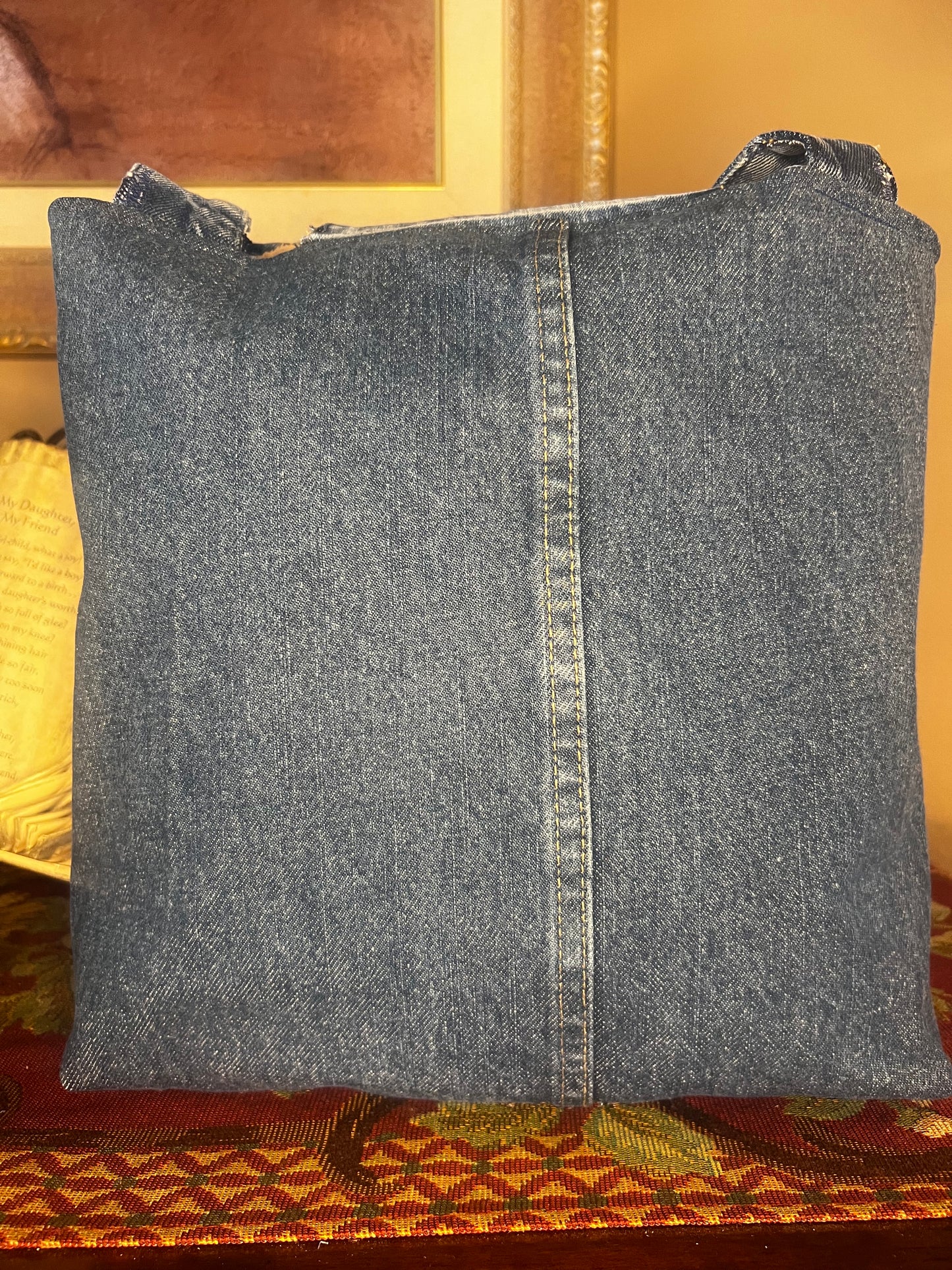 Denim Loop Shoulder Bag