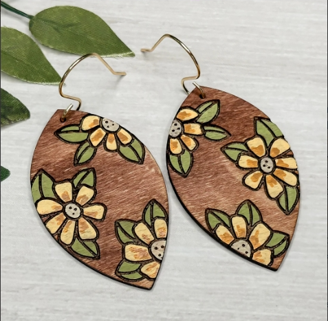 Floral Daisy Dangle