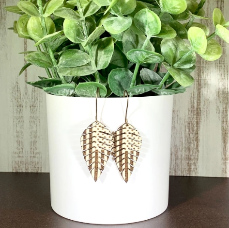 Flag Feathers - Patriotic Dangle Earrings