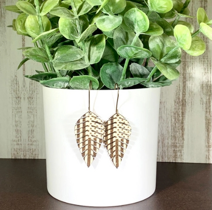 Flag Feathers - Patriotic Dangle Earrings