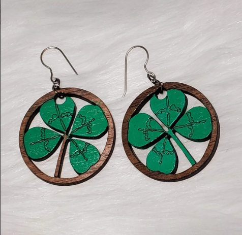 Four-Leaf Clover Earrings