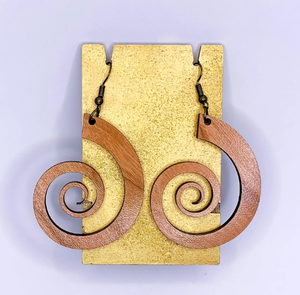 Nautilus Spiral Earrings