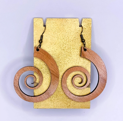 Nautilus Spiral Earrings